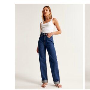 Abercrombie & Fitch High Rise Loose Jean  14L